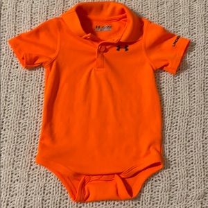 Under Armour orange bodysuit
